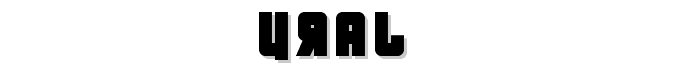 URAL  font